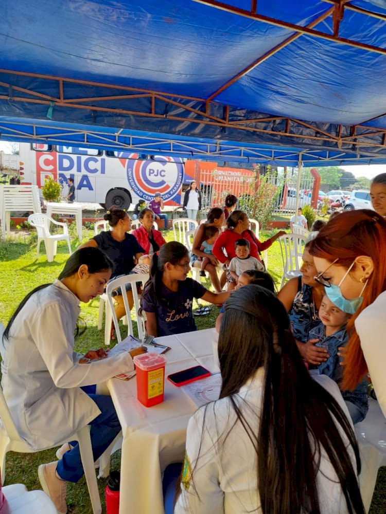 Centenas de pessoas são beneficiadas por ação da UCP em Zanja Pytã